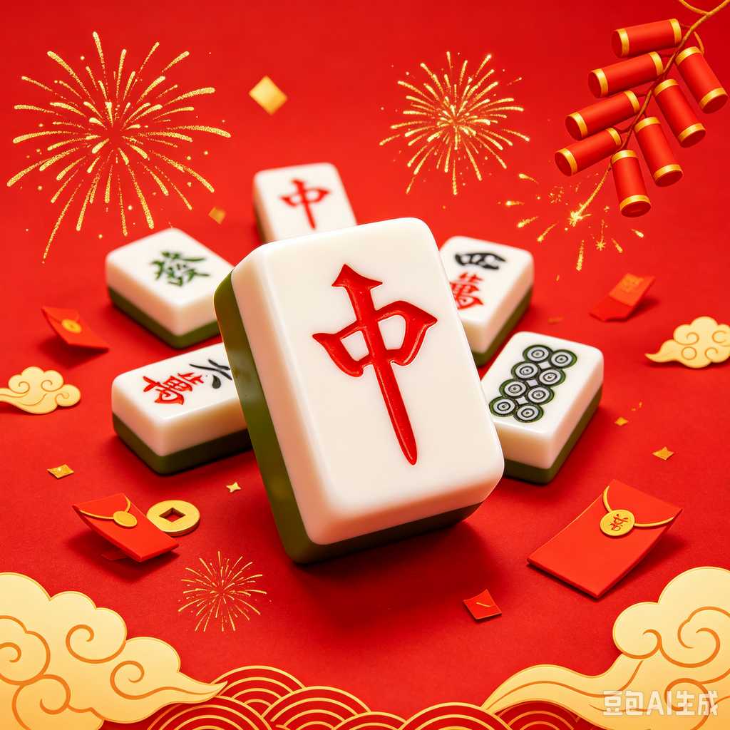 traditional oriental mahjong tiles