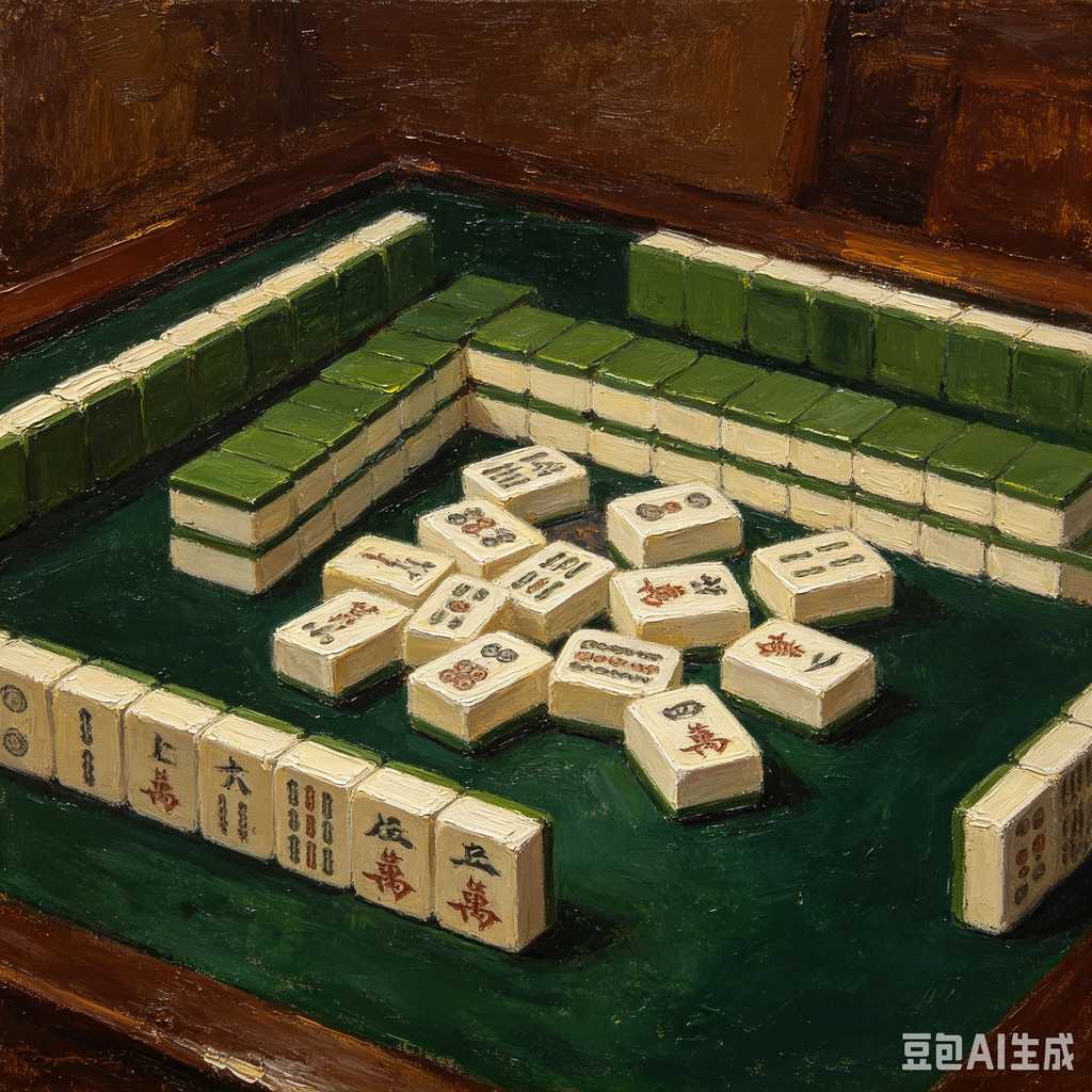 premium engraved mahjong set