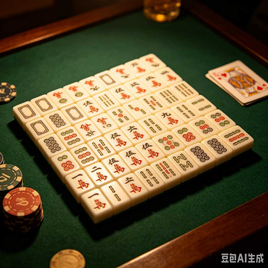 transparent mini mahjong set
